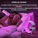 Smart Station 6 en 1: lámpara, altavoz, reloj y cargador inalámbrico