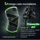 Rodillera de Compresión Deportiva Ajustable 2x1