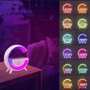 Smart Station 6 en 1: lámpara, altavoz, reloj y cargador inalámbrico